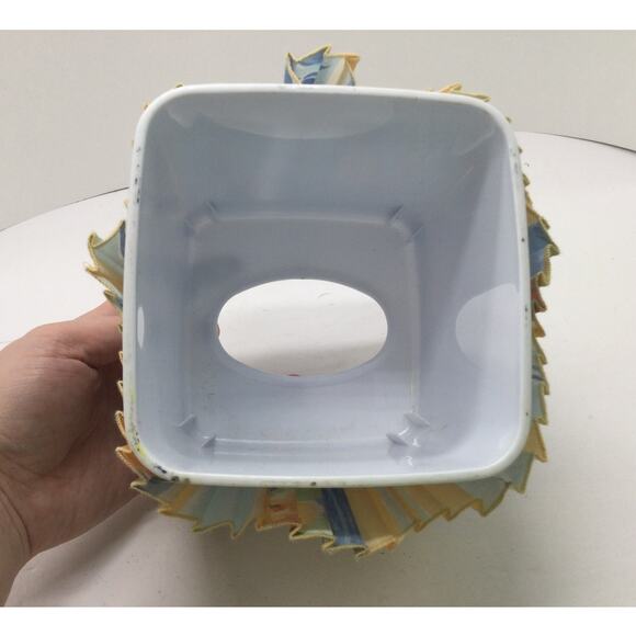 Vintage Discontinued Croscill Fiesta Tissue Box Cover Hand Made - Picture 7 of 7